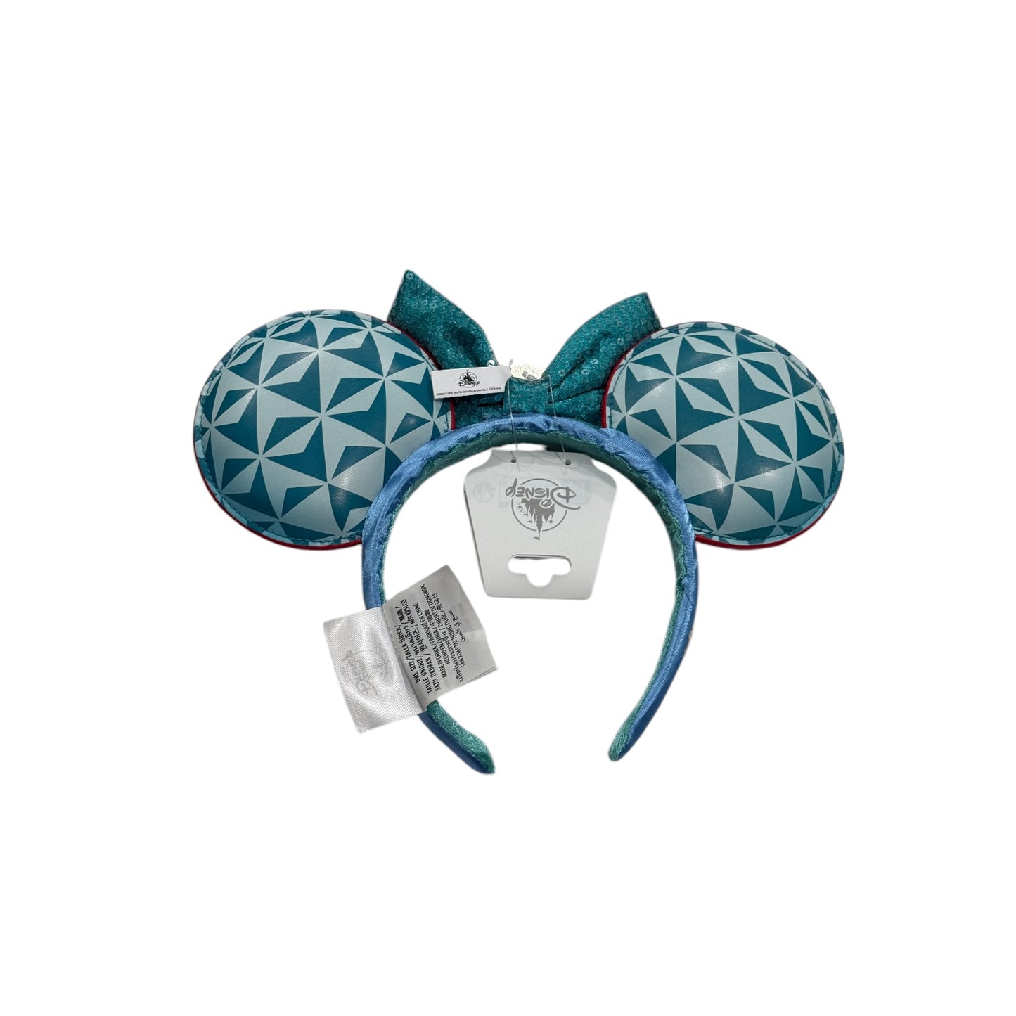 Disney Epcot Italy Ciao Ear Headband Mickey, Minnie, Spaceship Earth