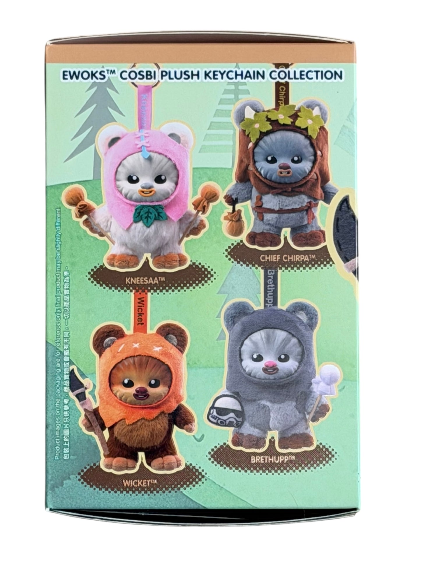 Disney Ewoks Cosbi Plush Keychain Mystery