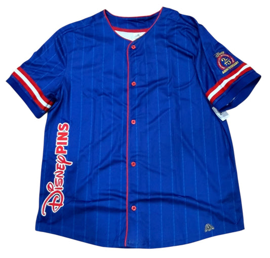 Disney Pins 25th Anniversary Baseball Jersey Large