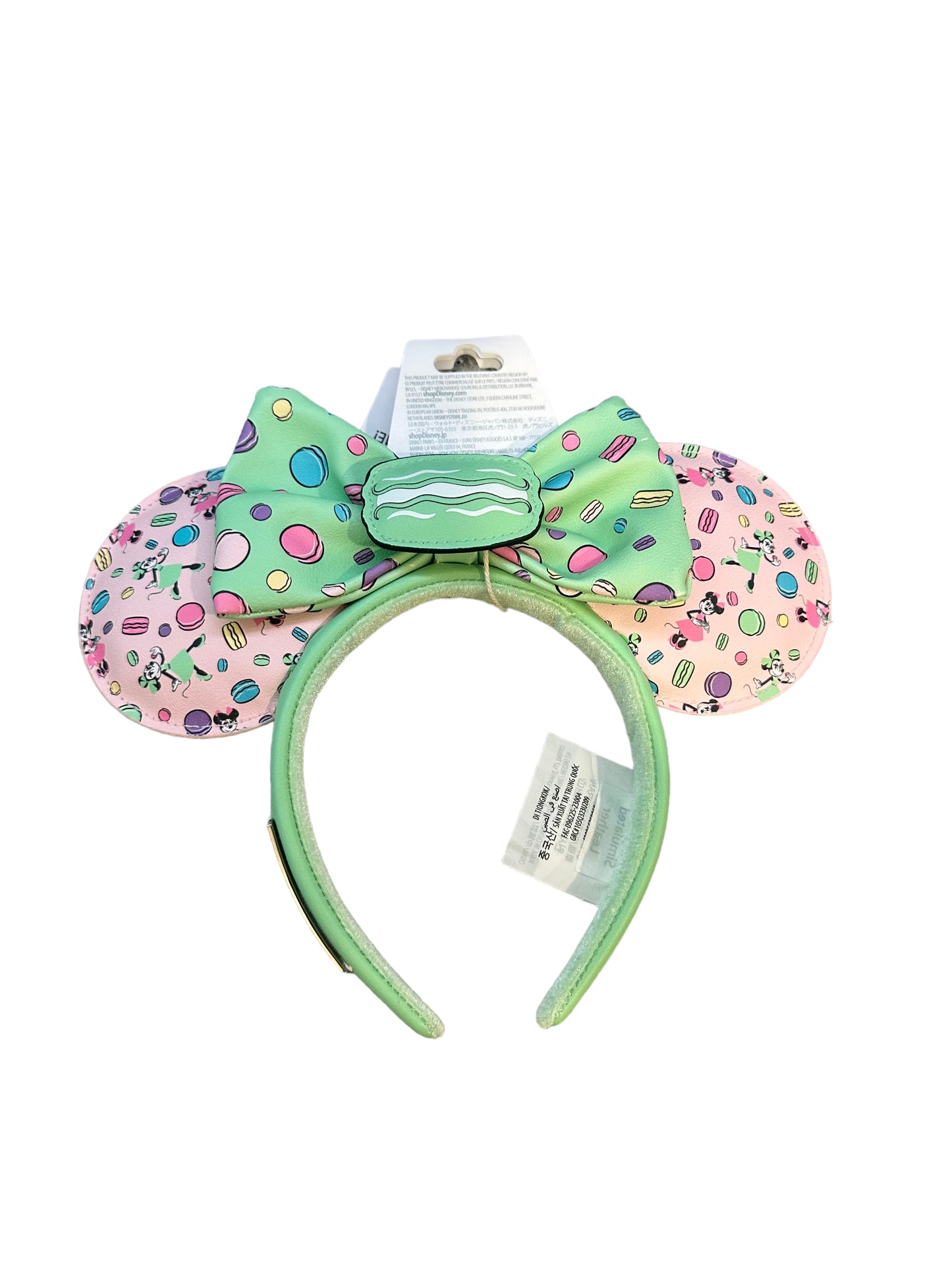Disney Epcot France Minnie  Macaroon Ear Loungefly Headband