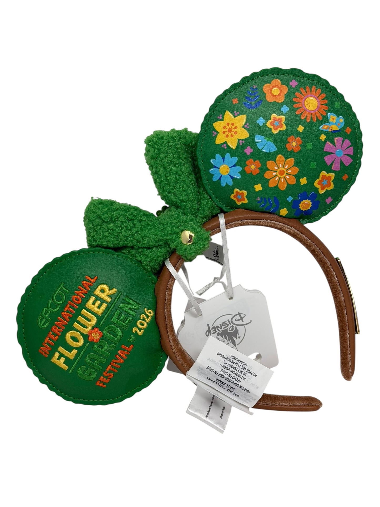 Disney Epcot Flower & Garden 2026 Orange Bird Loungefly Ears Headband-Removable Bow