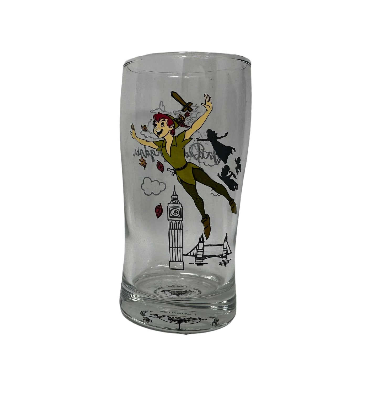 Disney Epcot United Kingdom Peter Pan Tinker Bell Glass