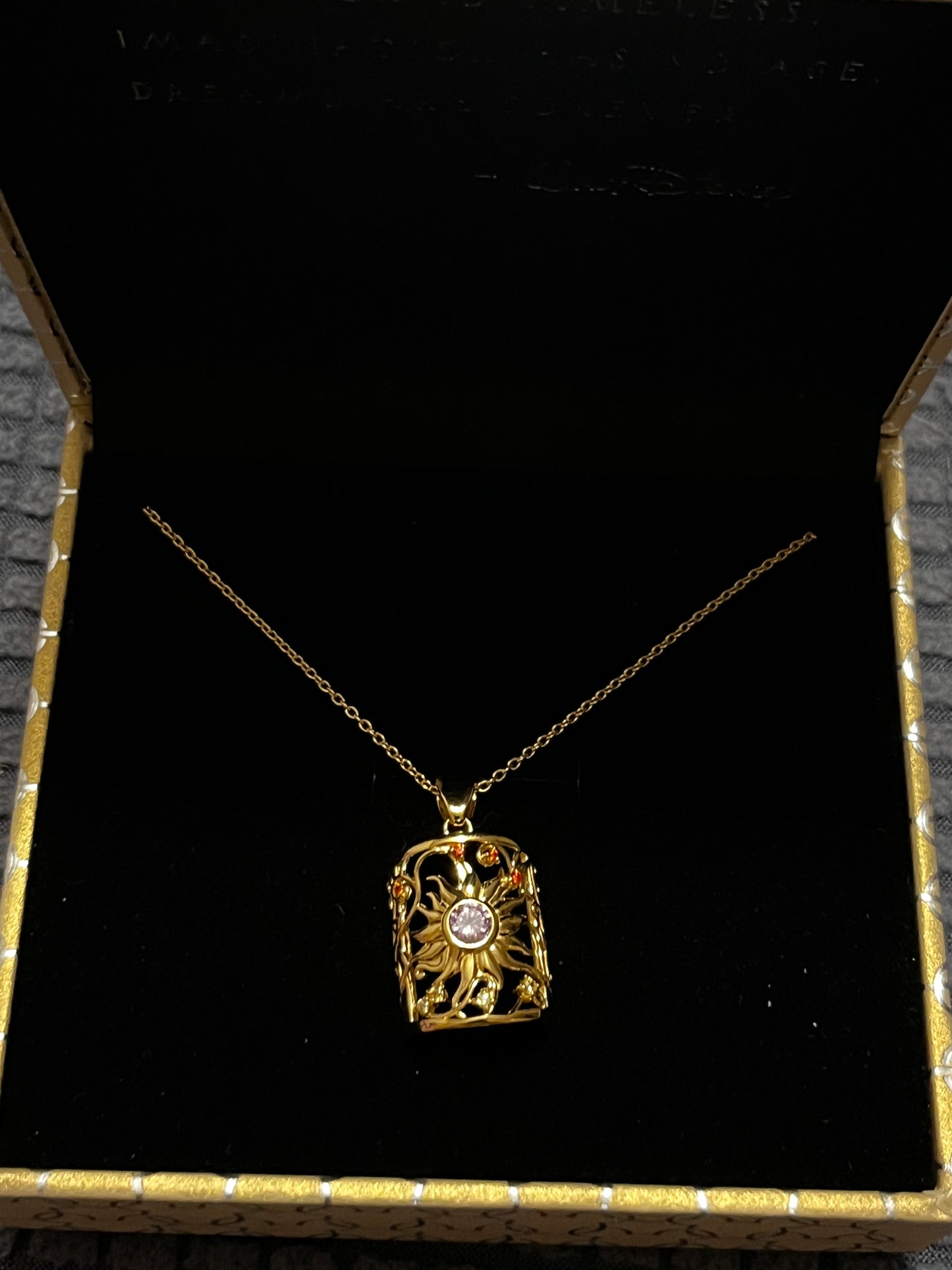 Disney Tangled Rapunzel Rebecca Hook Necklace -Trunk Show Exclusive