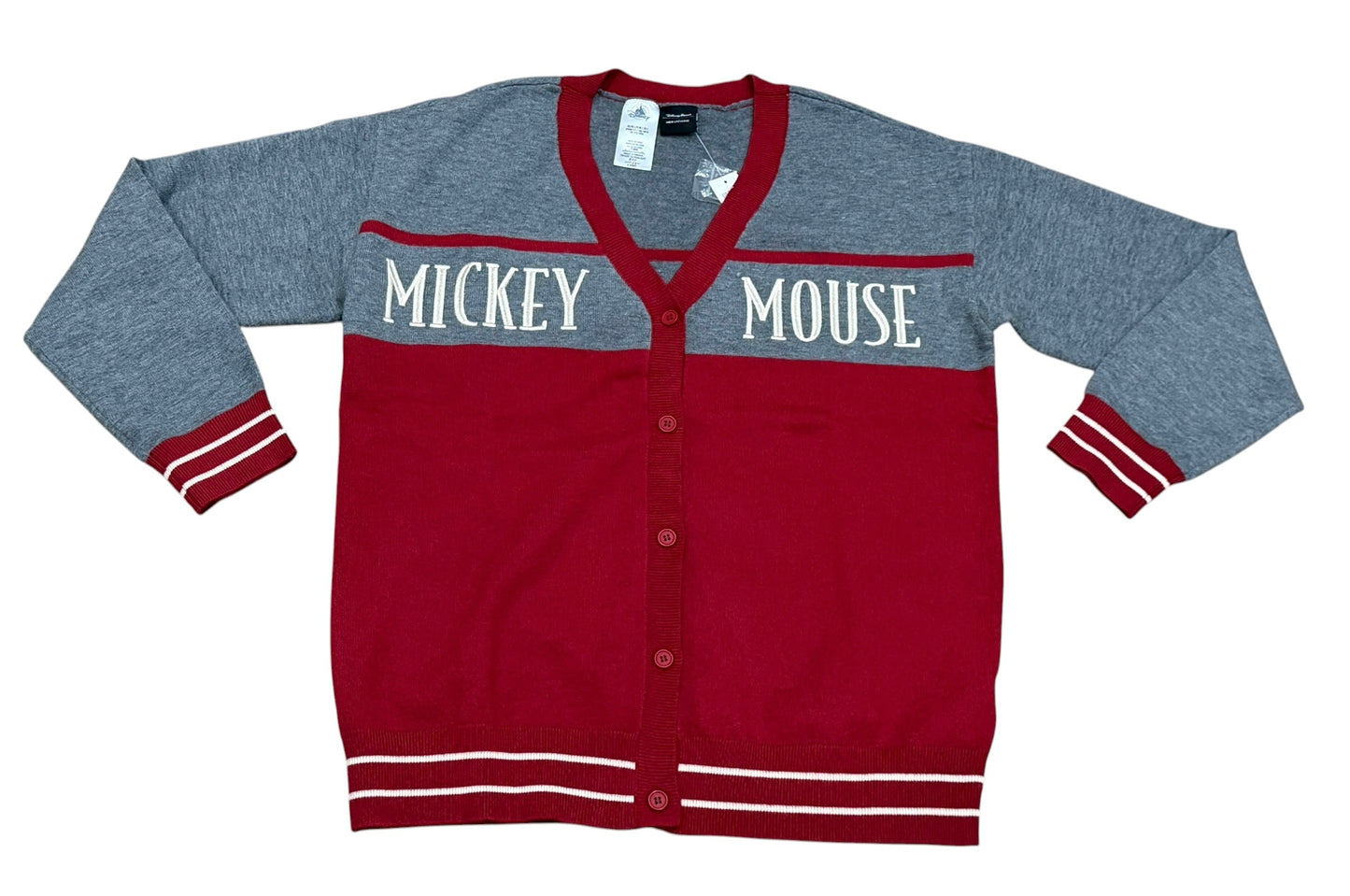 Disney Mickey Letterman Sweater Her Universe