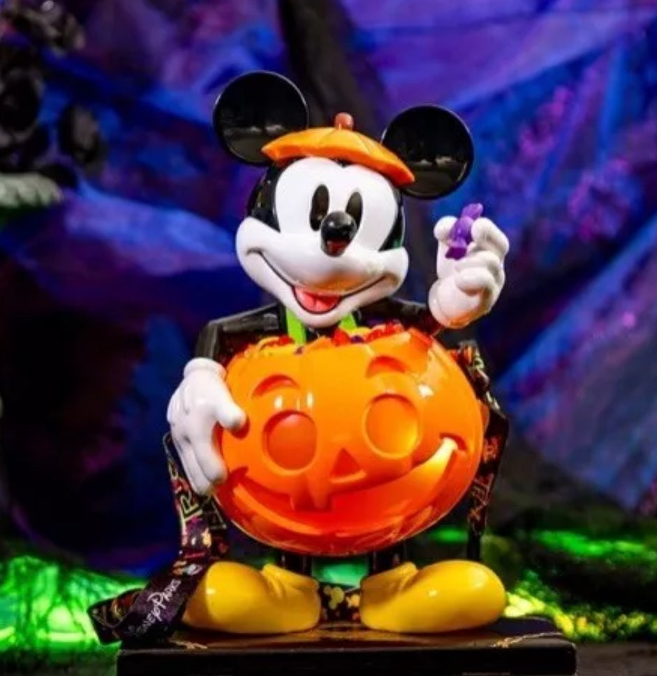 Disney Mickey Pumpkin Halloween Popcorn Bucket-Light Up