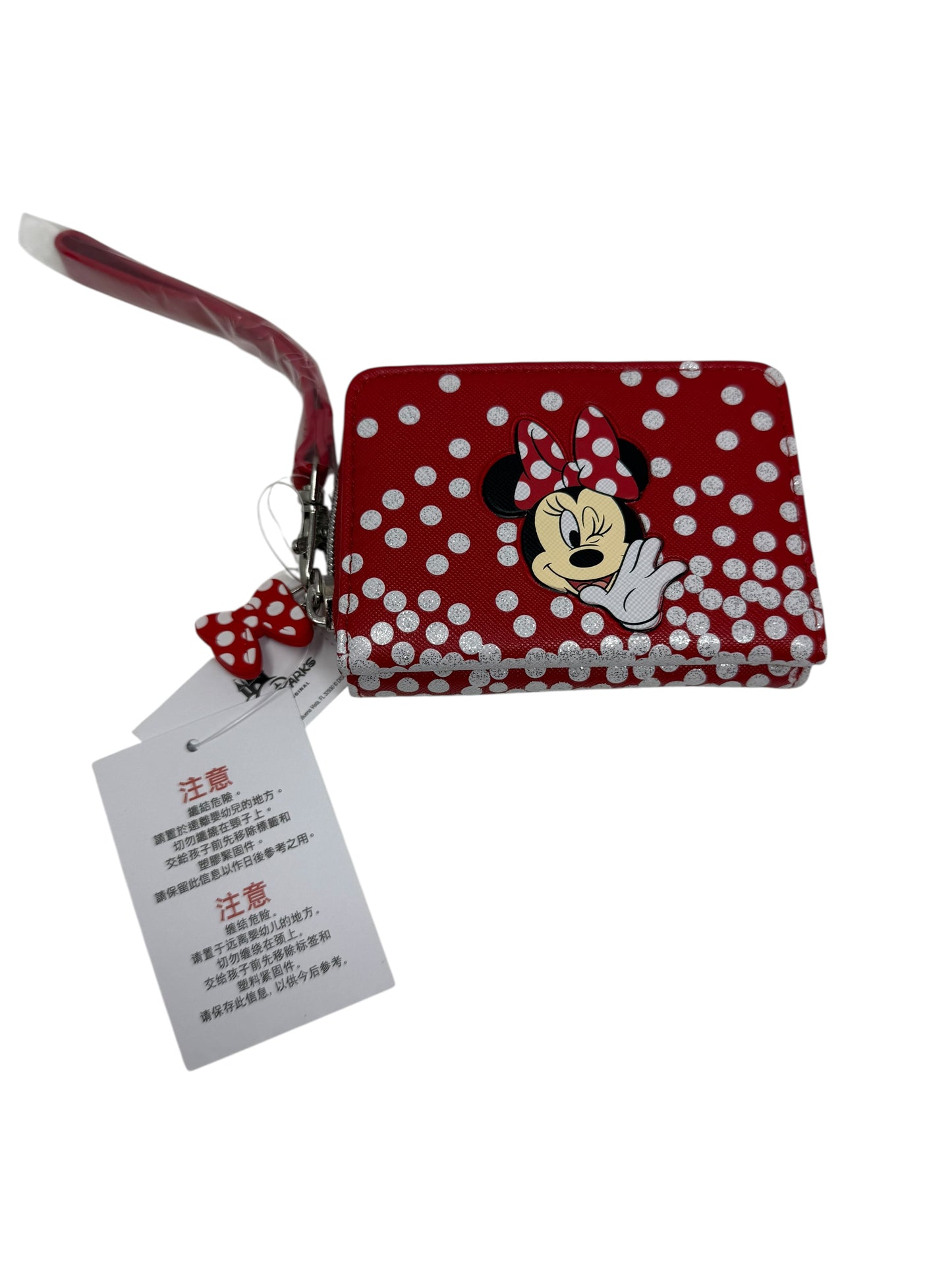 Disney Minnie Glitter Wristlet Wallet
