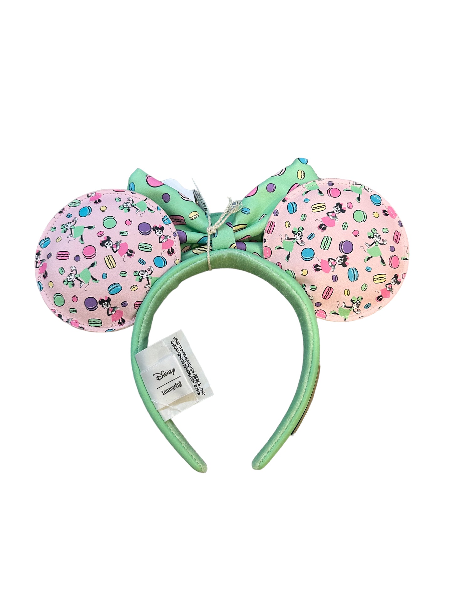 Disney Epcot France Minnie  Macaroon Ear Loungefly Headband