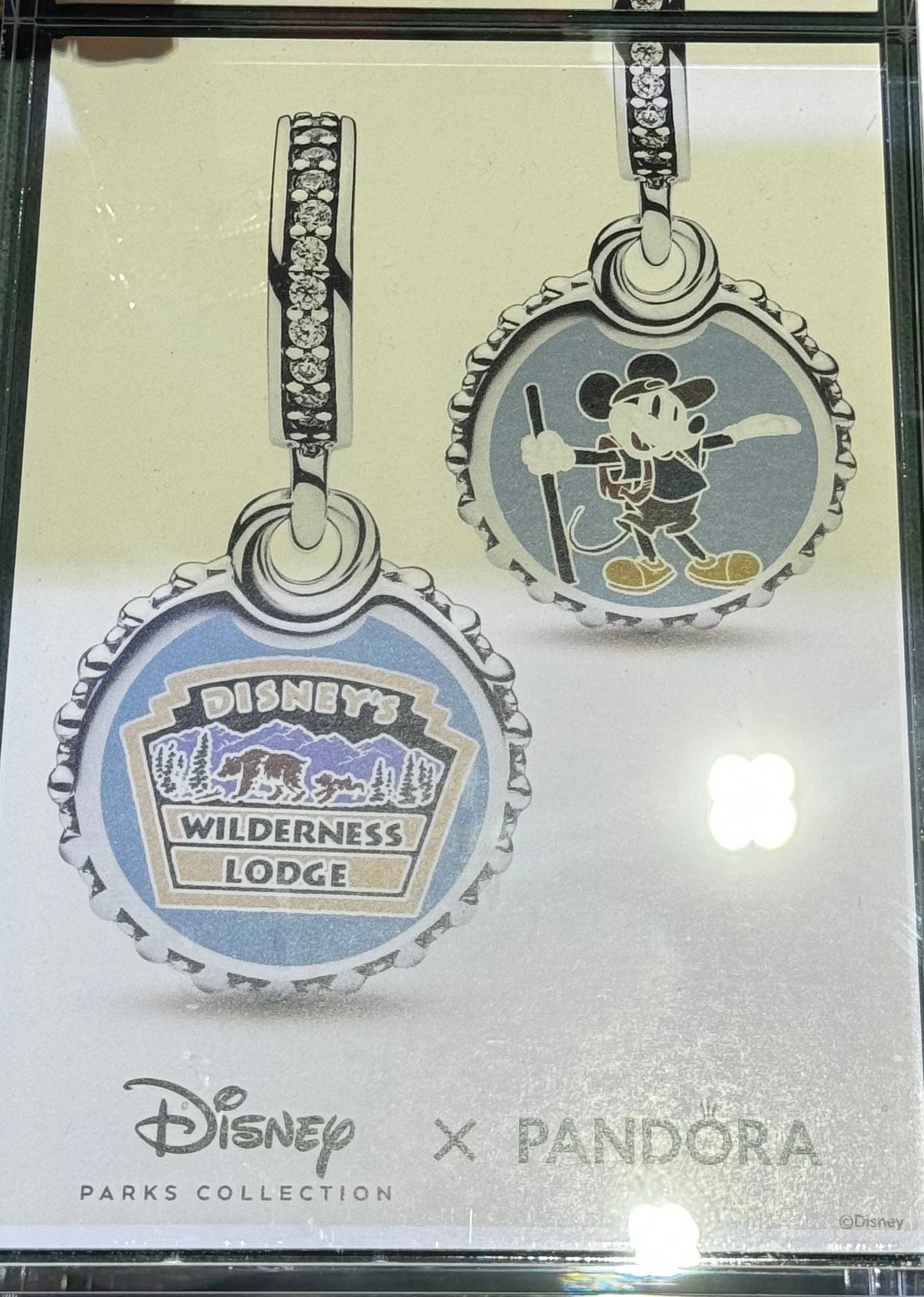 Disney Wilderness Lodge Mickey Pandora Dangle Charm