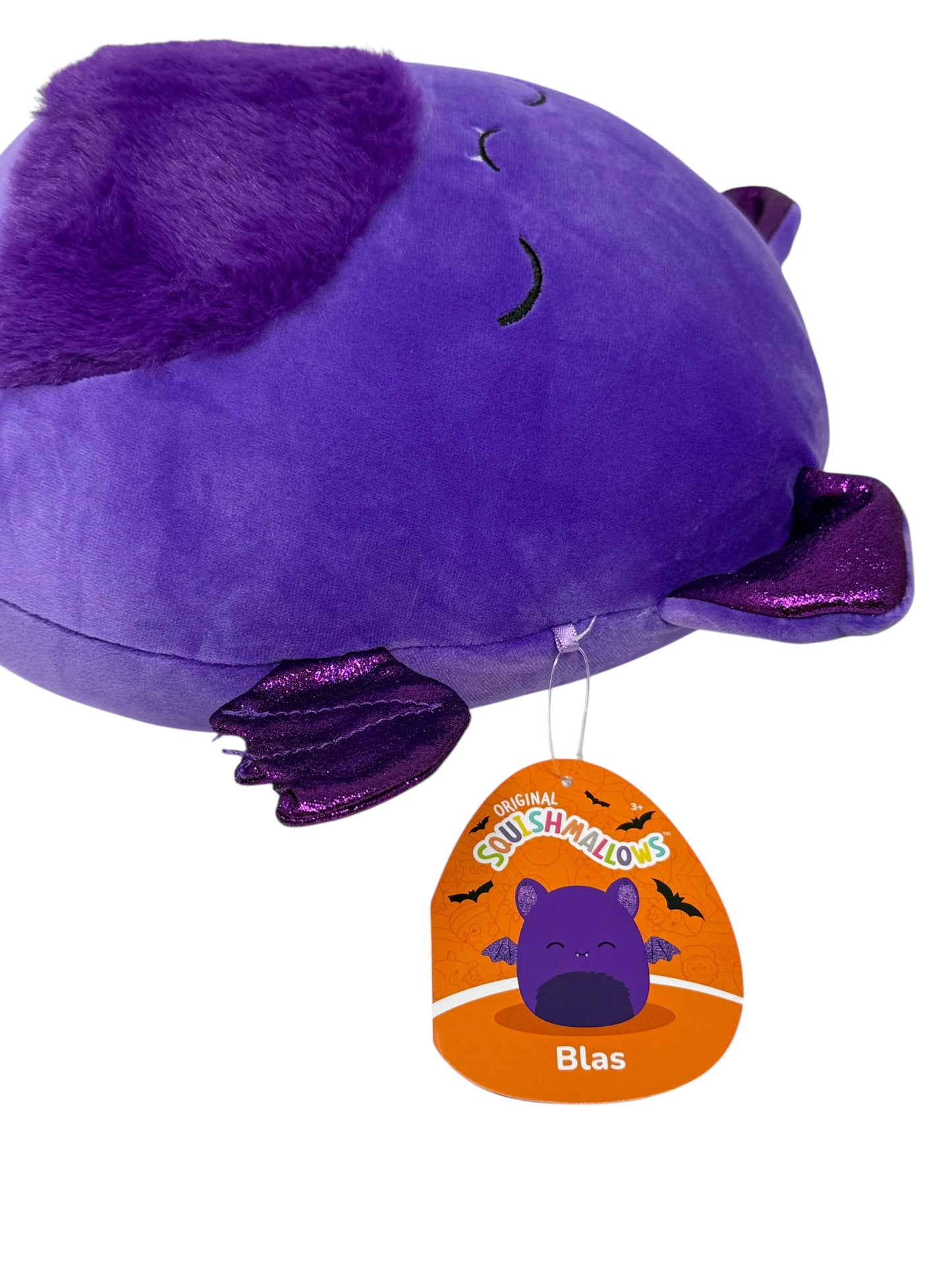 Squishmallows Blas Purple Vampire Bat