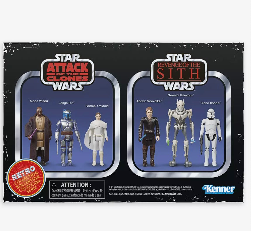 Disney Star Wars Retro Collection Action Figure Set by Hasbro Star W World of Treasures