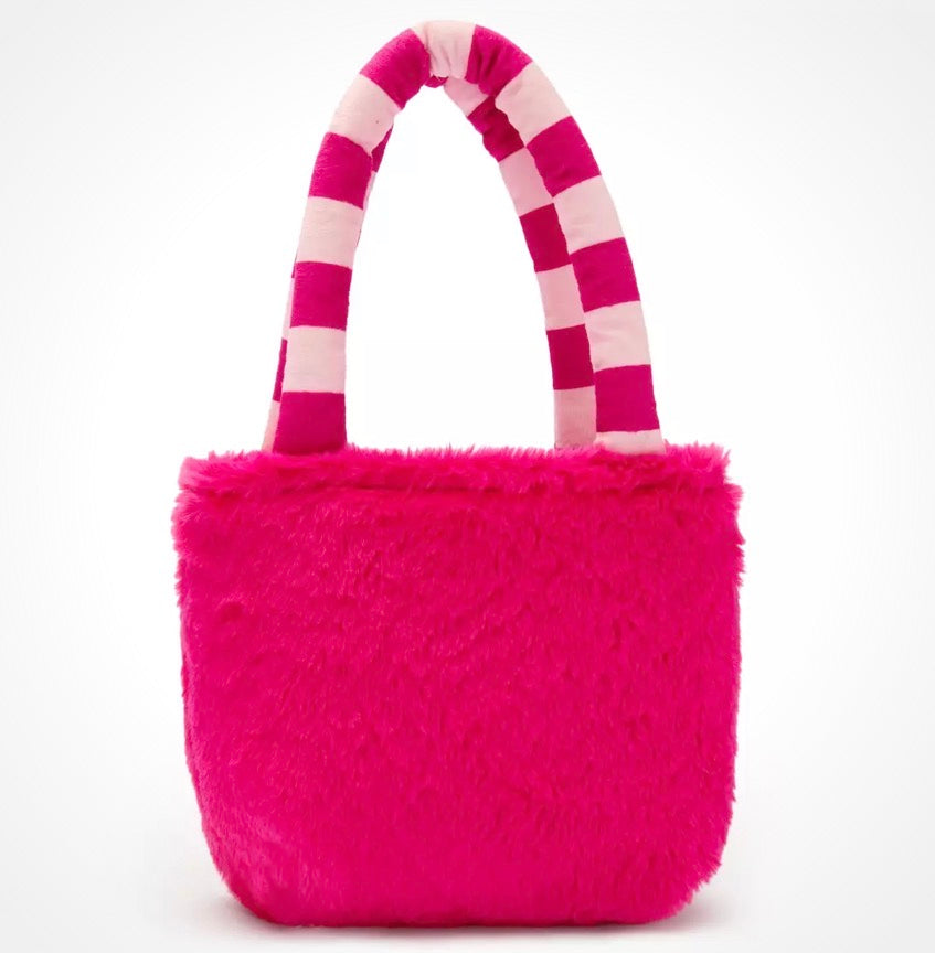 Disney Cheshire Cat Plush Tote Crossbody Purse-Alice in Winderland
