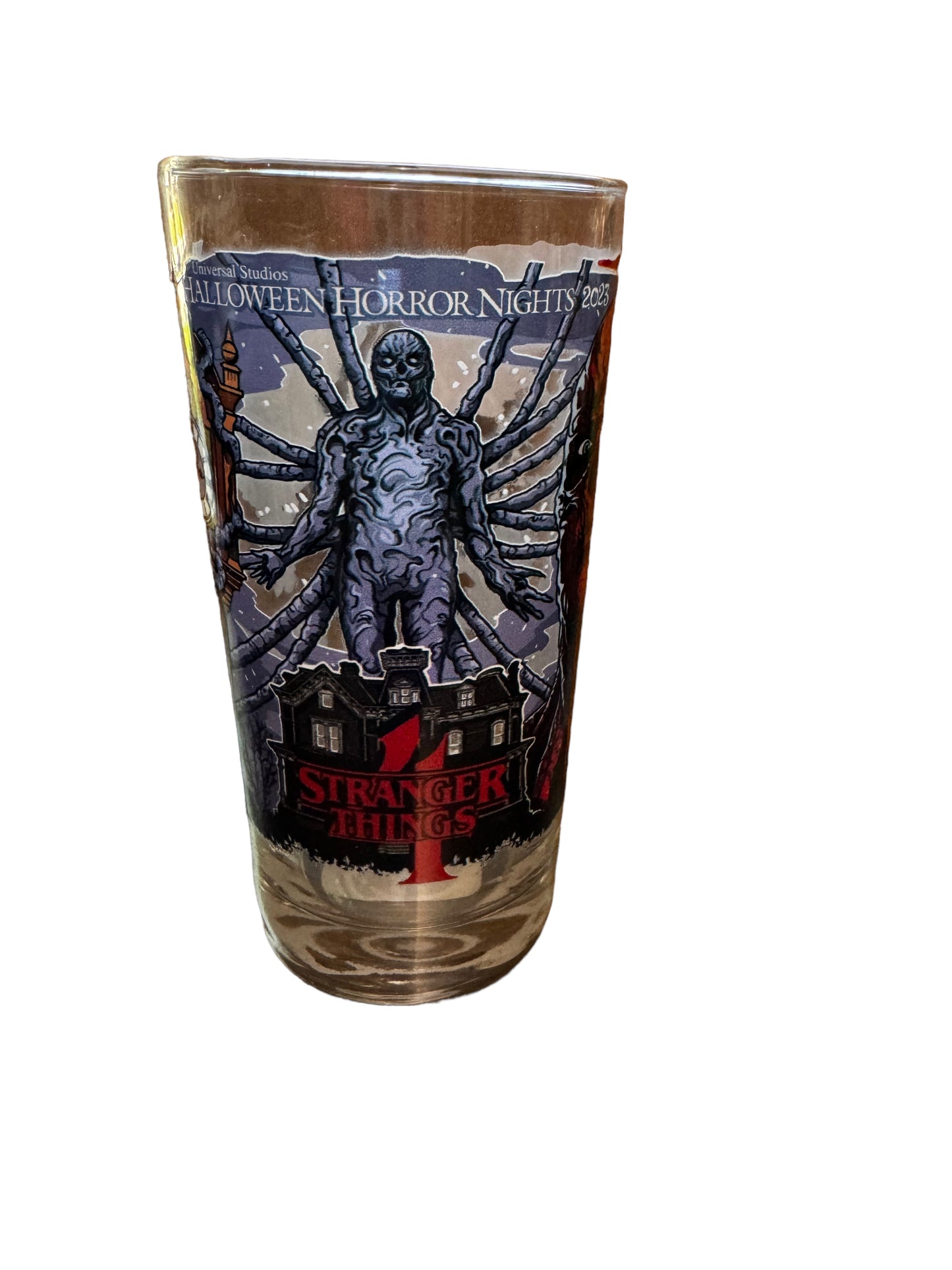 Universal Studios Stranger Things Glass Halloween Horror Nights 2023