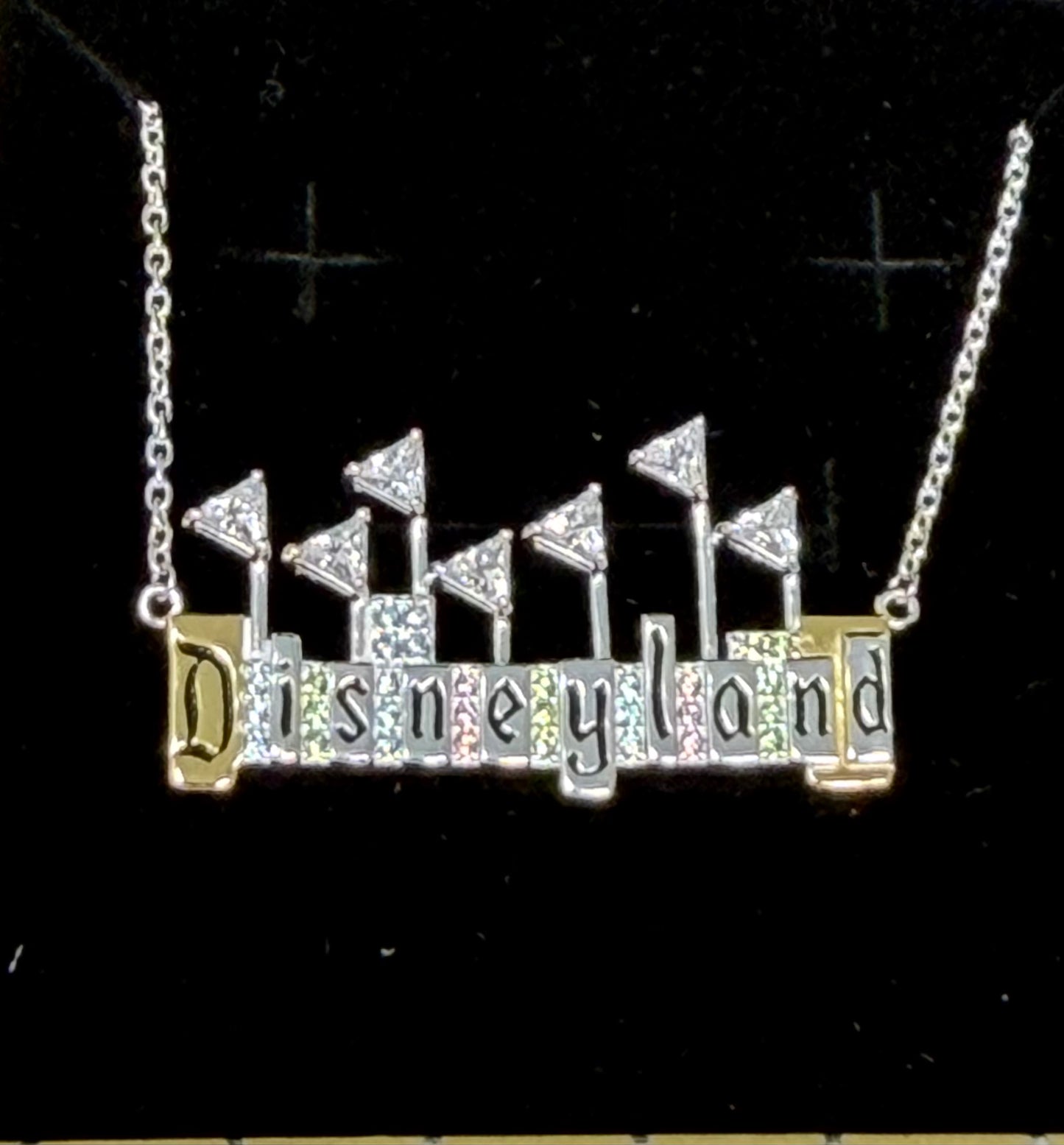 Disneyland Marquee Pendant Necklace by Rebecca Hook