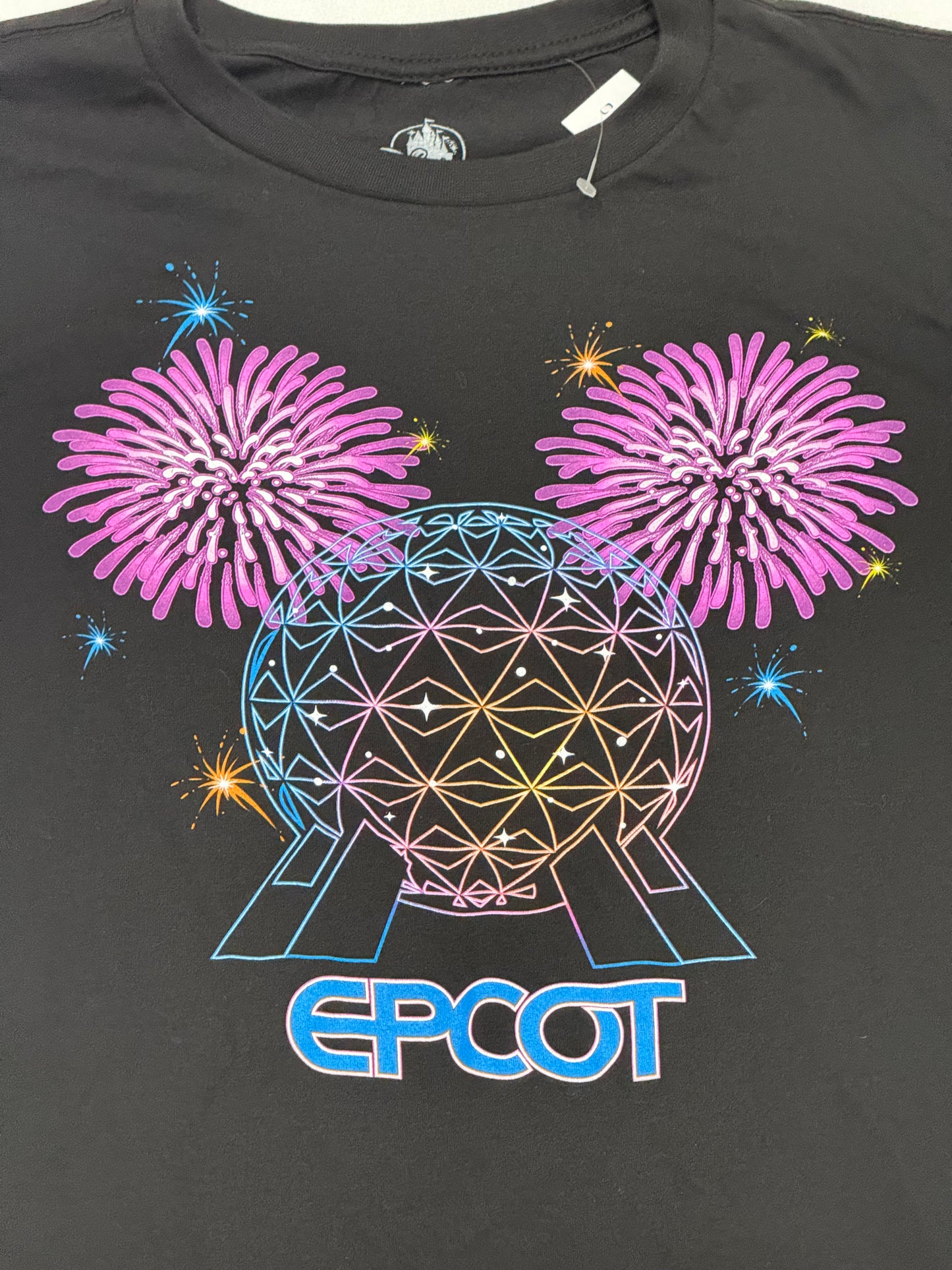 Disney Epcot Spaceship Earth Fireworks Shirt