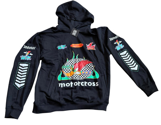 Universal Woody Woodpecker Pullover Hoodie Motorcross UNIVRS