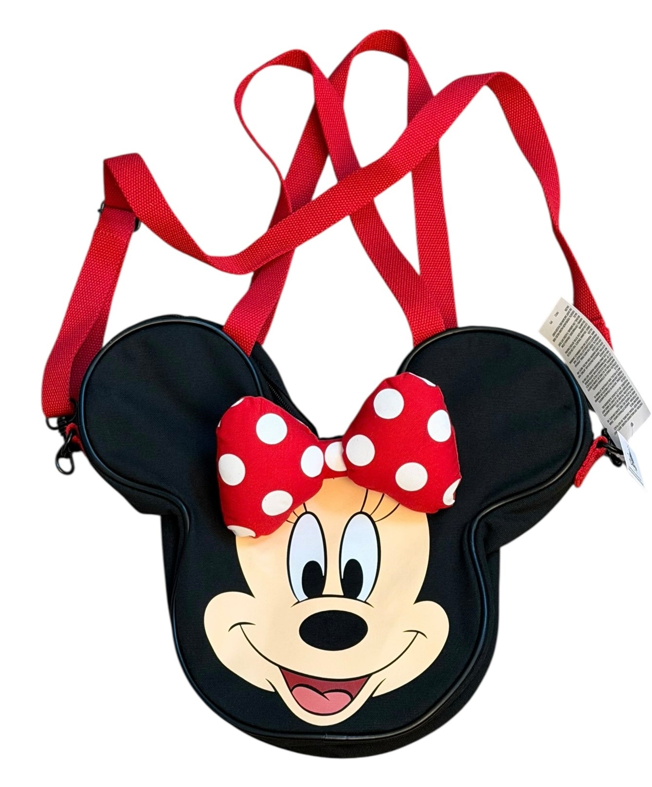 Disney Minnie Face Mini Crossbody Tote Bag Purse