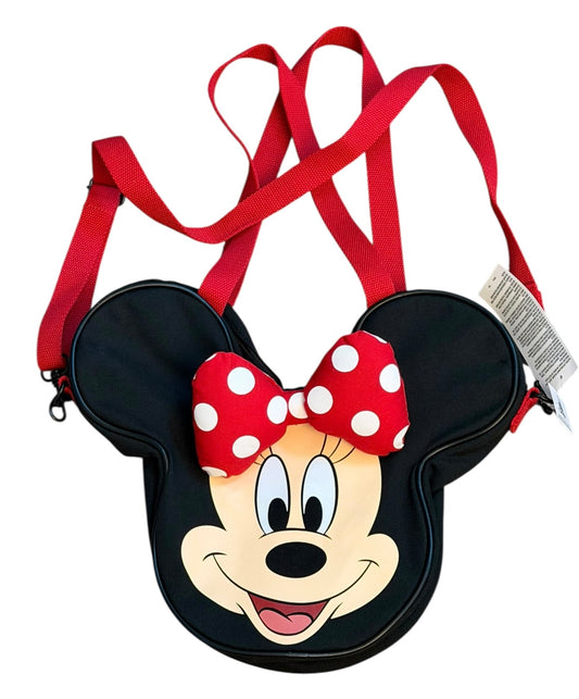Disney Minnie Face Mini Crossbody Tote Bag Purse