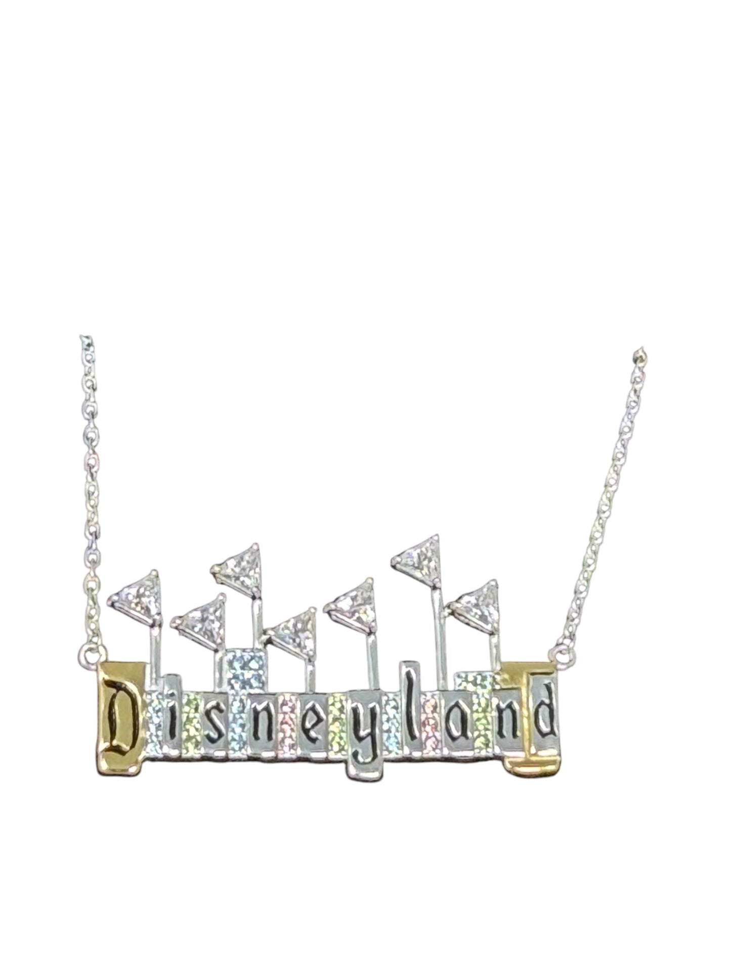 Disneyland Marquee Pendant Necklace by Rebecca Hook