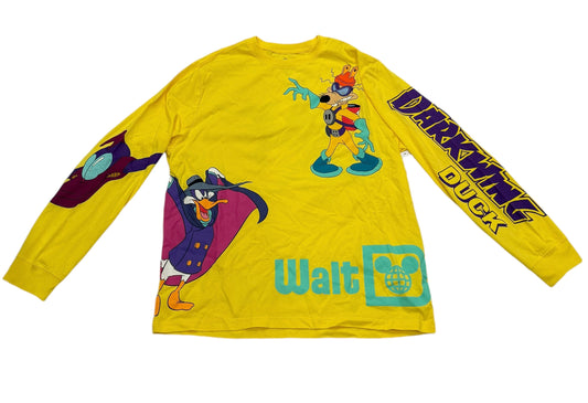 Walt Disney World Duckwing Duck Yellow Shirt-Long Sleeve