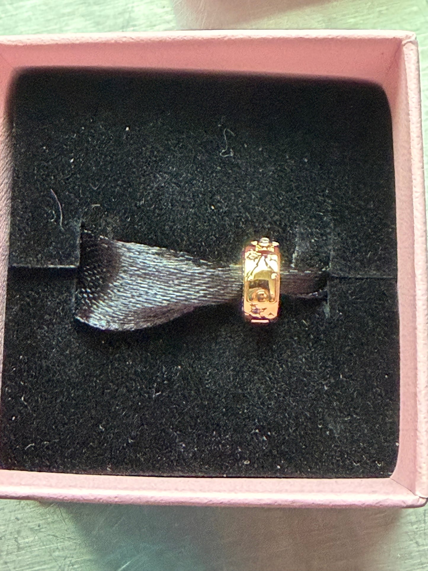 Disney Parks Castle Pandora Clip Gold