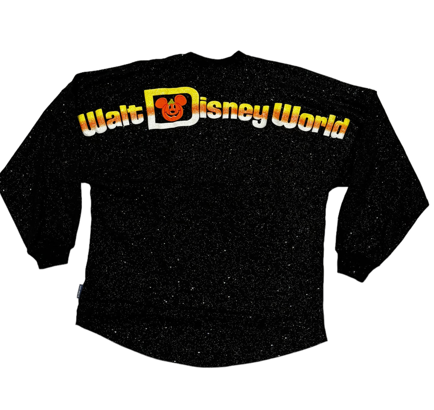 Walt Disney World Mickey Candy Corn Glitter Spirit Jersey XS