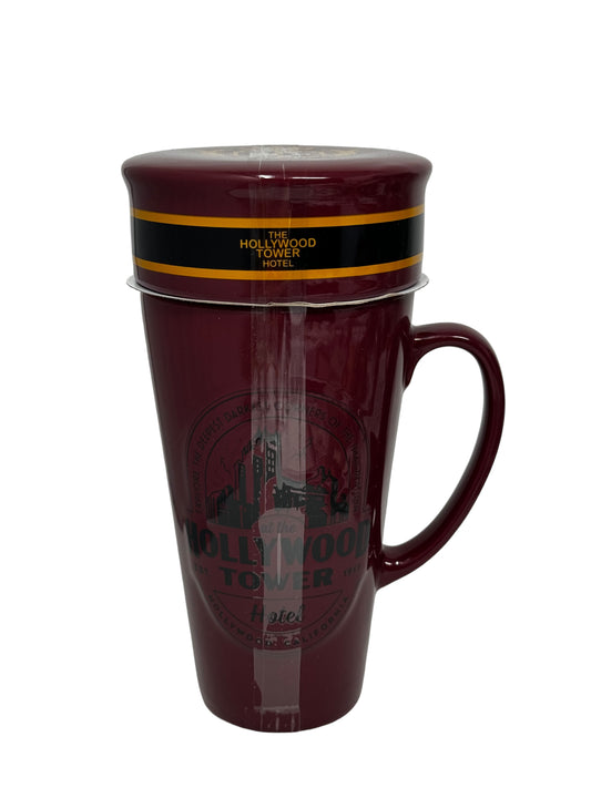 Disney Hollywood Tower of Terror Hotel Mug with Lid