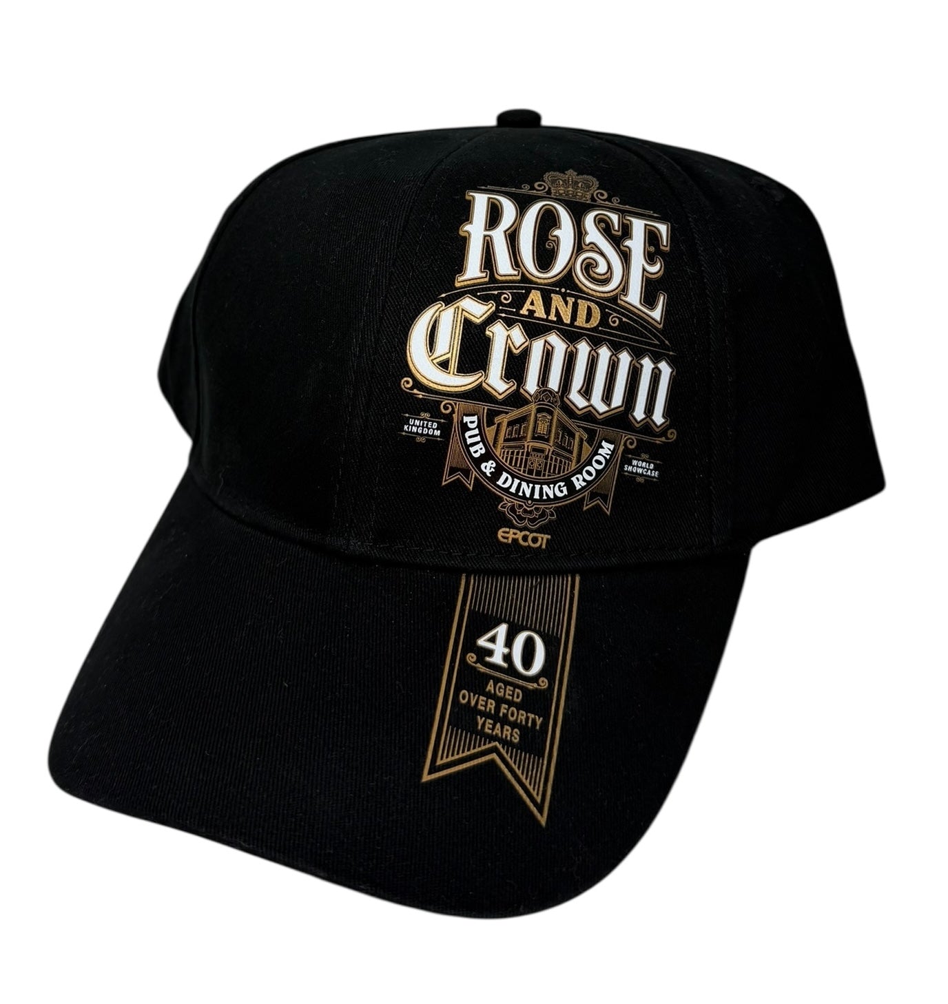 Disney Epcot UK Rose Crown Pub Cap Hat