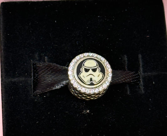 Disney Star Wars Stormtrooper Galactic Empire Pandora Bead Charm-Retired