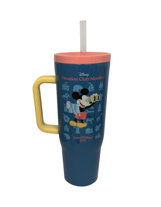 Disney Vacation Club Member Mickey Corkcicle Tumbler Mug DVC