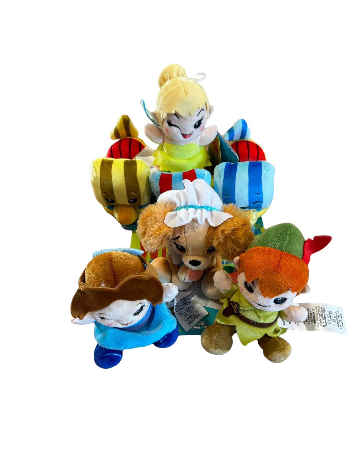 Disney Wishables Plush Peter Pan Full Set 7!