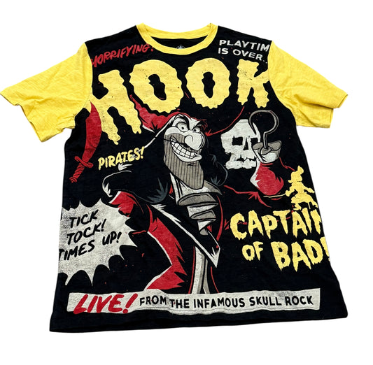 Disney Hook Shirt-Peter Pan Captain of Bad Large