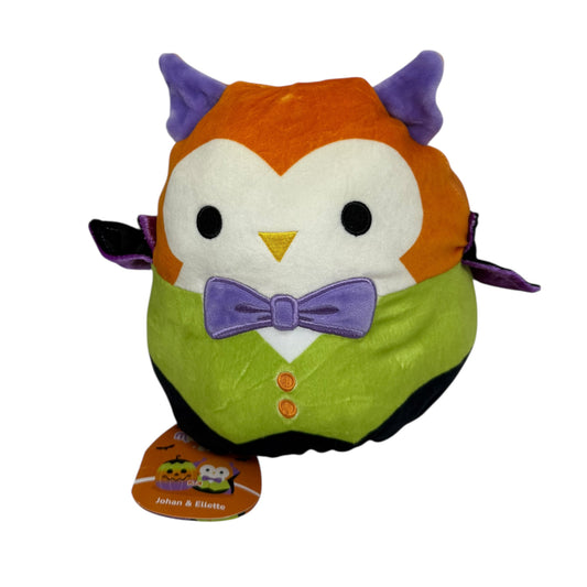 Squishmallows Flip Halloween Pumpkin Owl-Johan & Ellette