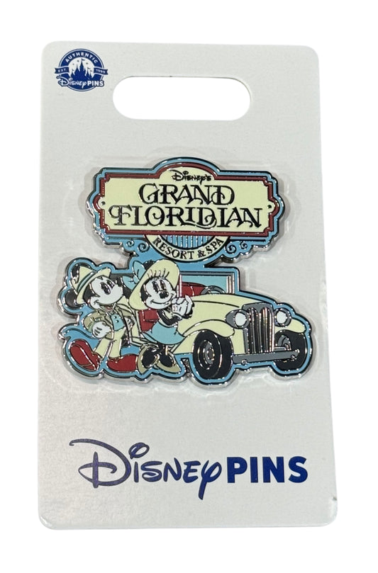 Disney Grand Floridian Pin-Mickey Minnie with Car