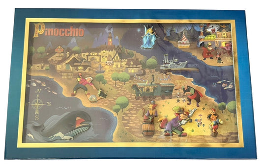 D23 Walt Disney Imagineering Map Pin Set LE 400 MOG-Pinocchio