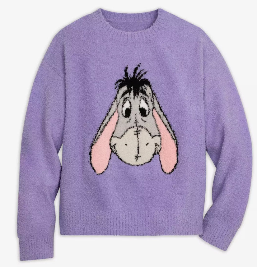 Disney Winnie the Pooh Eeyore Knit Pullover Top for Women