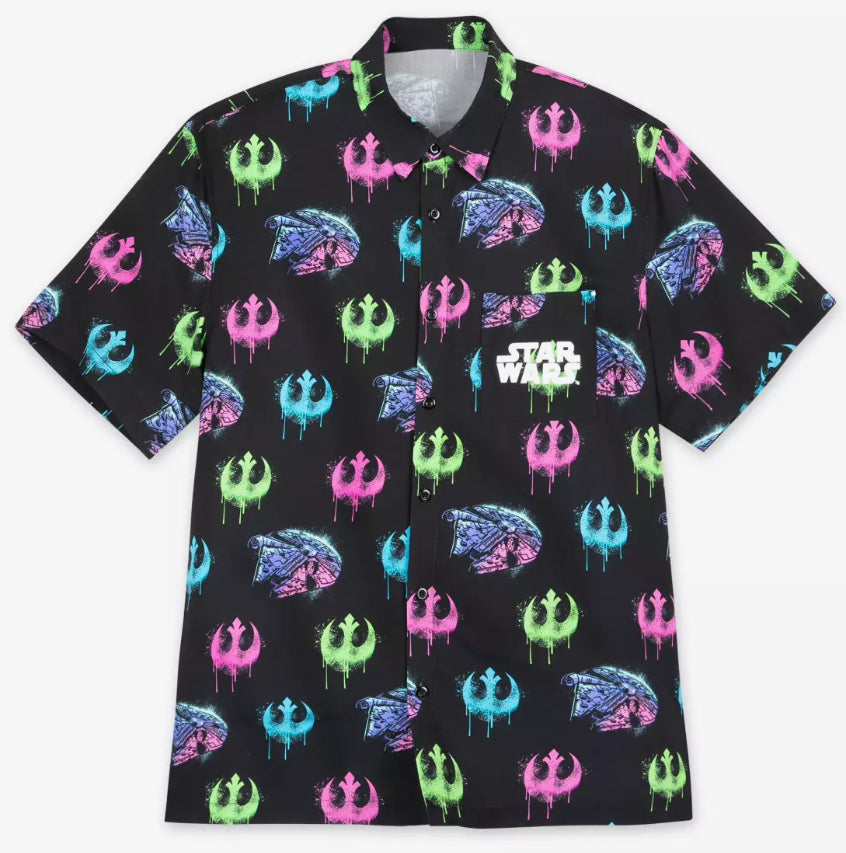 Disney Star Wars Millennium Falcon & Rebel Alliance Starbird Woven Shirt by Ashley Eckstein