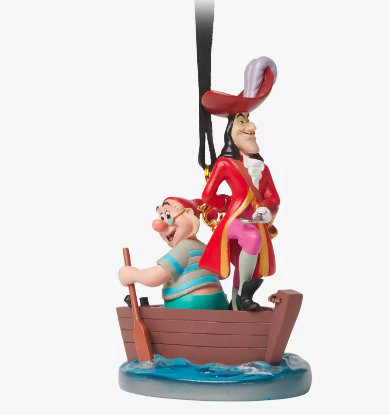 Disney Peter Pan Captain Hook Mr Smee Ornament – World of Treasures