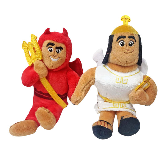 Disney Magnetic Shoulder Plush Kronk Angel & Devil Emperors New Groove