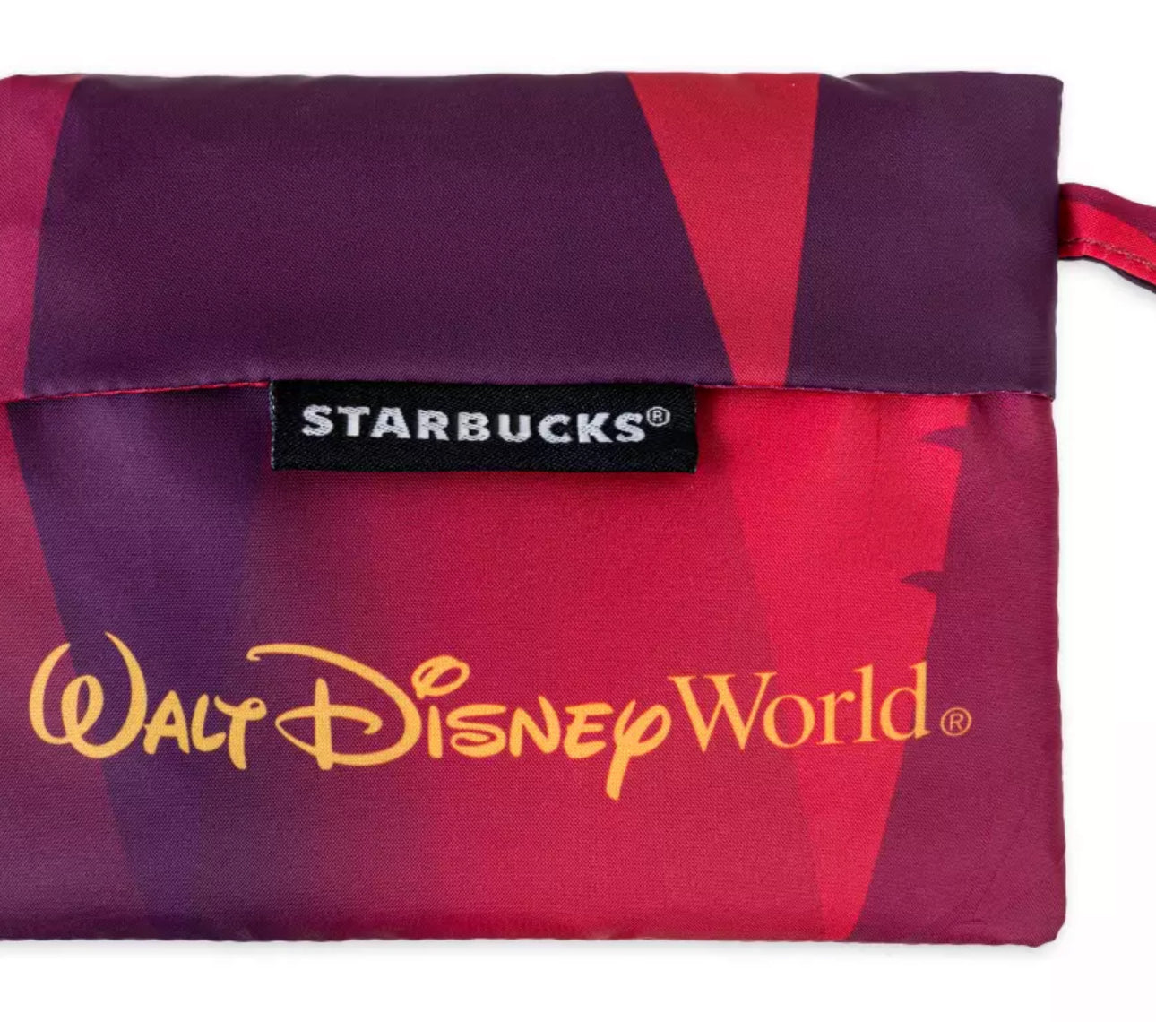 Walt Disney World Cinderella Castle Starbucks Tote Bag in Pouch