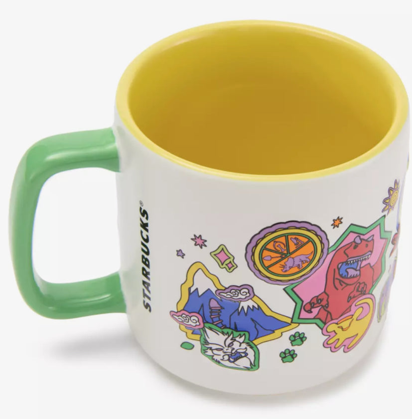 Walt Disney World Animal Kingdom Starbucks Mug-Tree, Dinosaur, Lion king