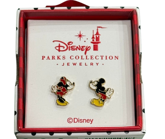 Disney Parks Mickey & Minnie Stud Earrings