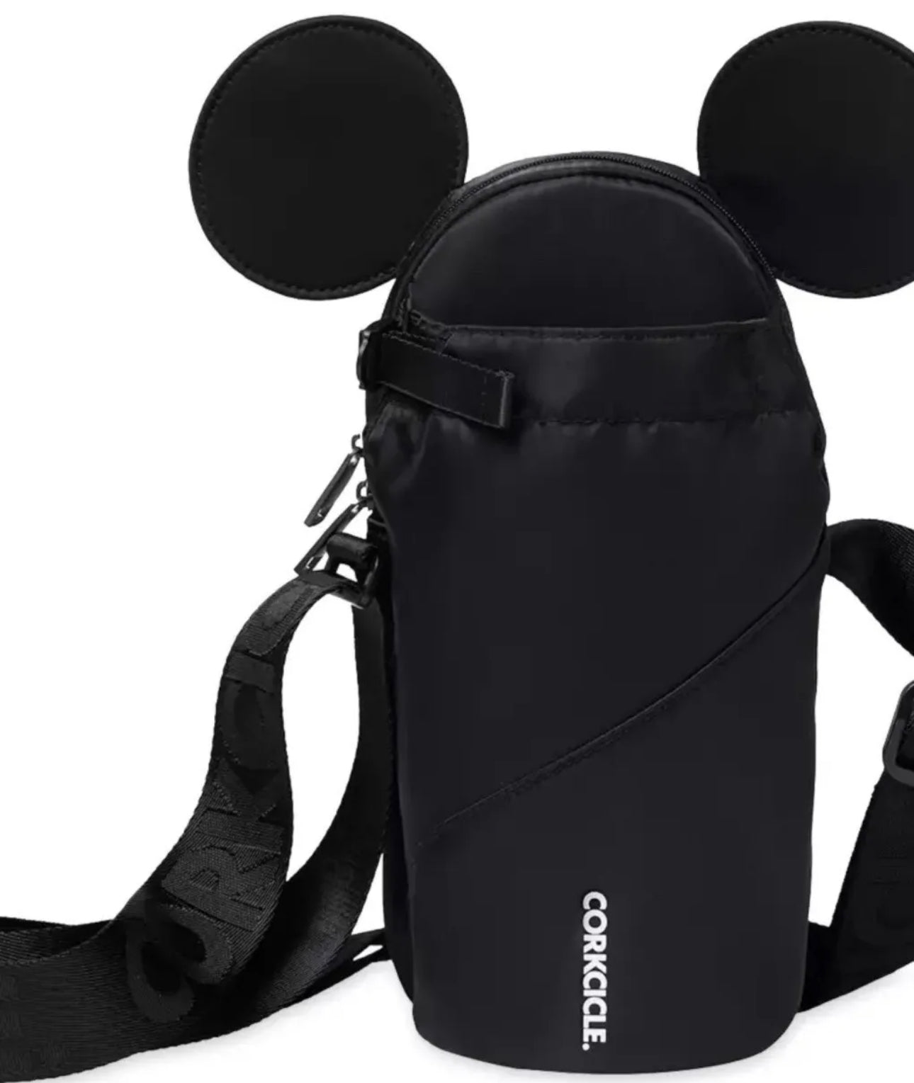 Corkcicle Disney Mickey Ears Sling Bag Water Bottle Holder Run Hike