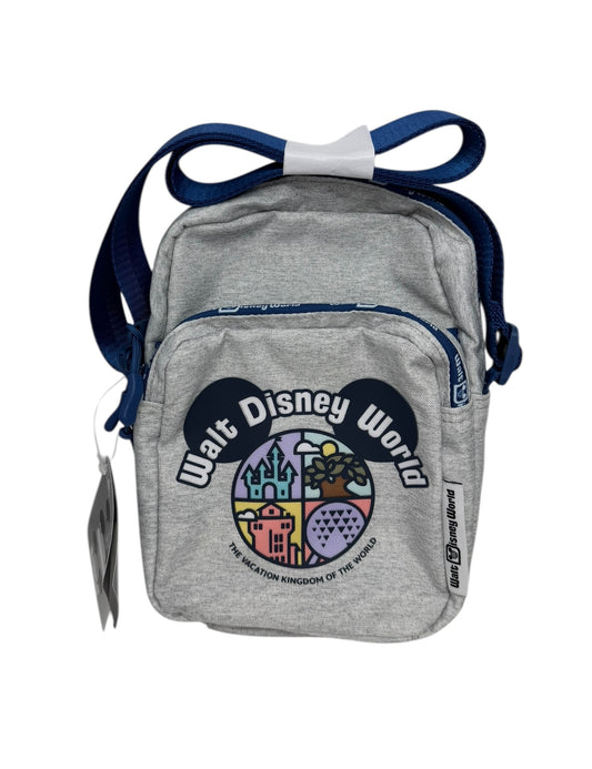 Walt Disney World 4 Park Icons Crossbody Bag Purse Castle, Tree, Epcot
