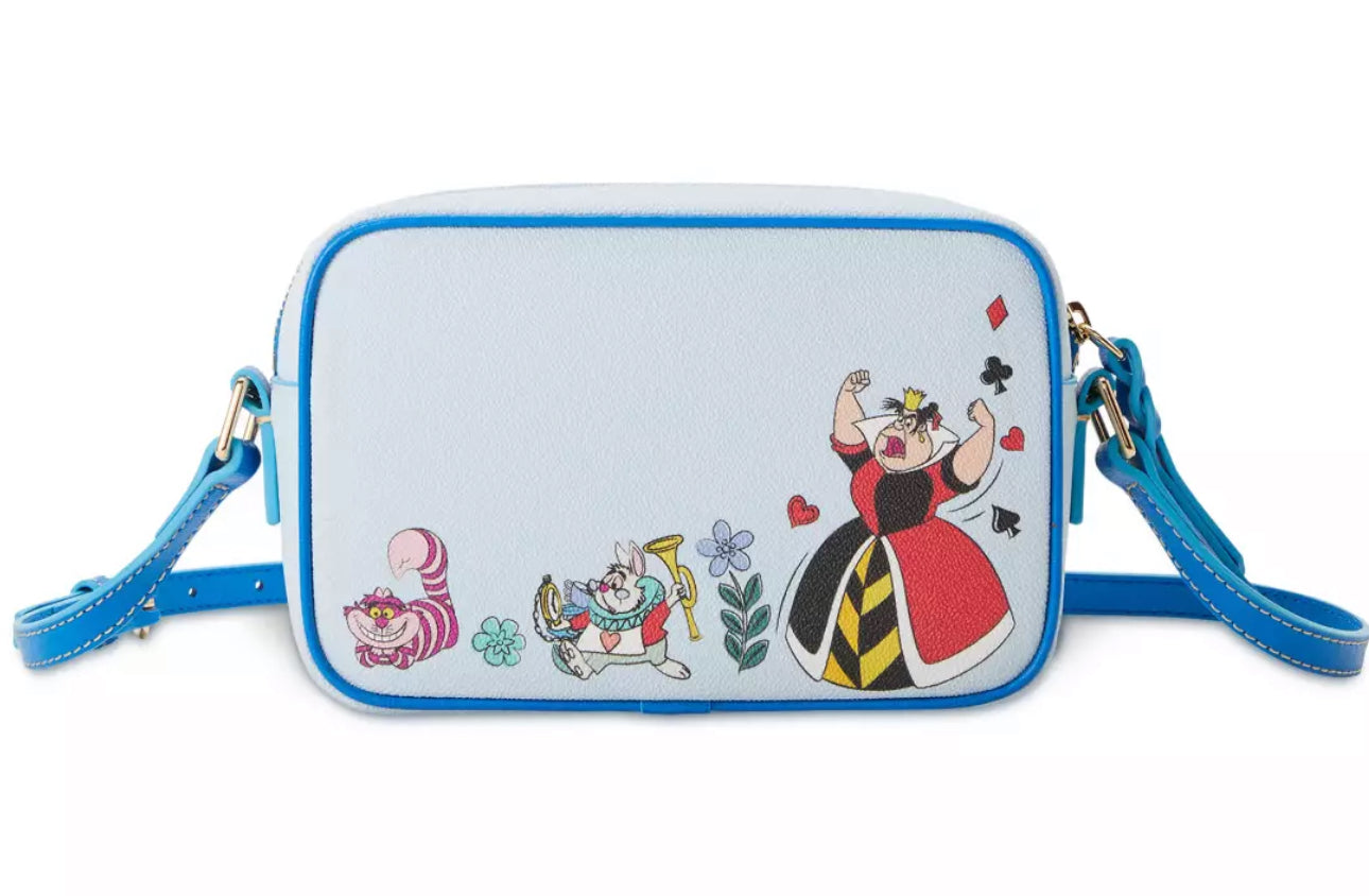 Disney Alice in Wonderland Dooney & Bourke Camera Crossbody Purse Bag