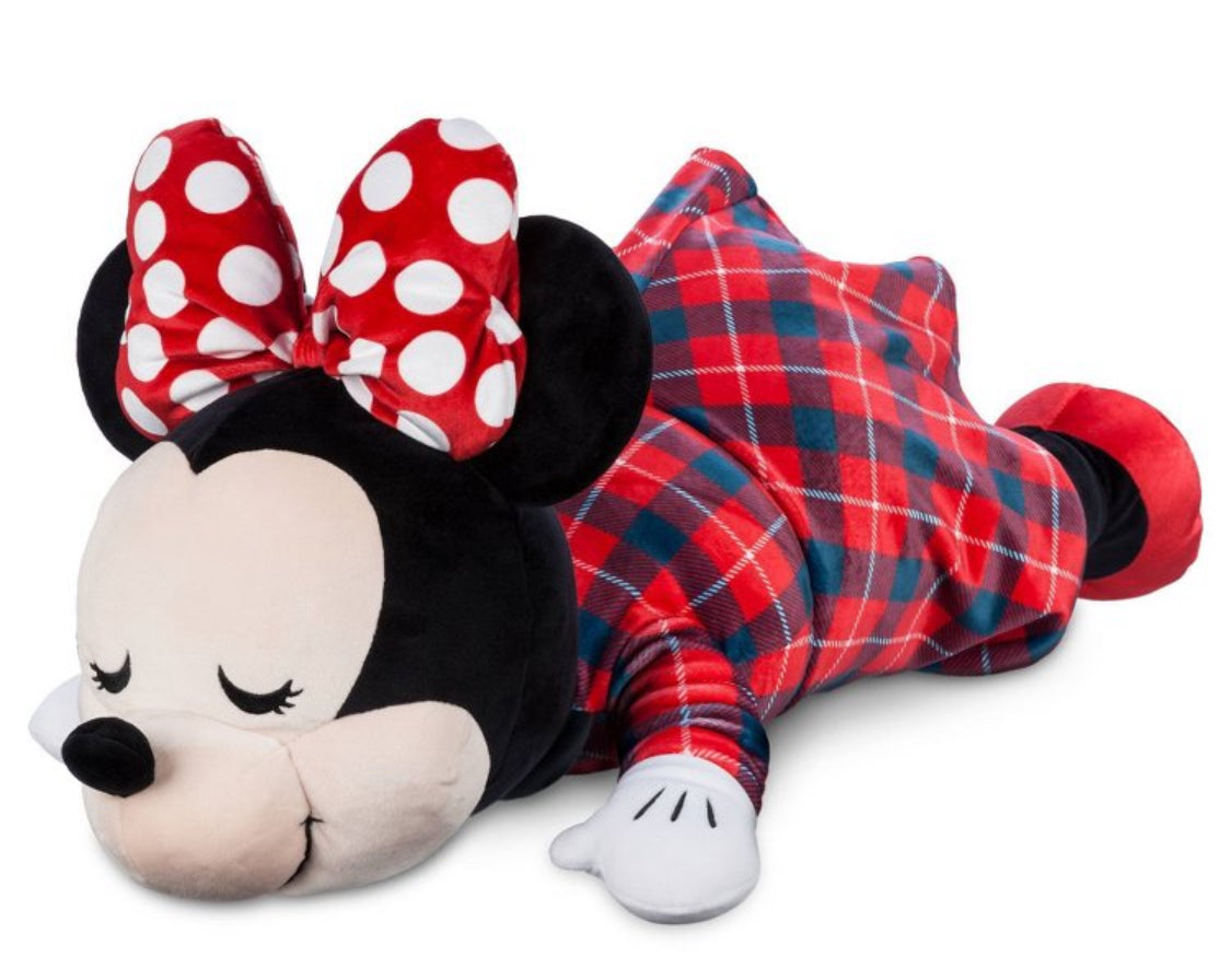 Disney Minnie Flannel Cuddleez Plush Holiday