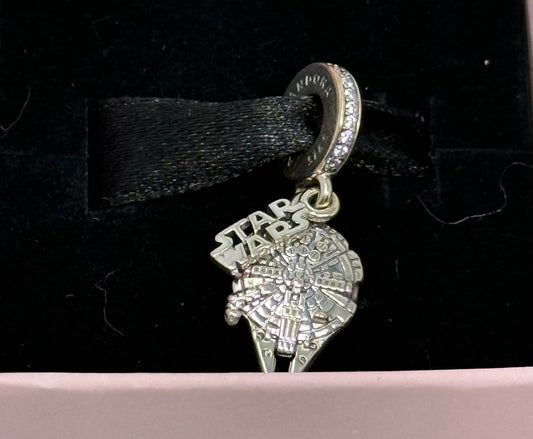 Disney Star Wars Millennium Falcon Pandora Charm Silver