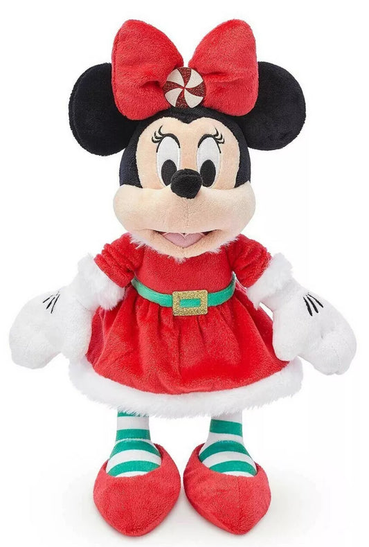 Disney Santa Minnie Mouse Plush – Medium 11''