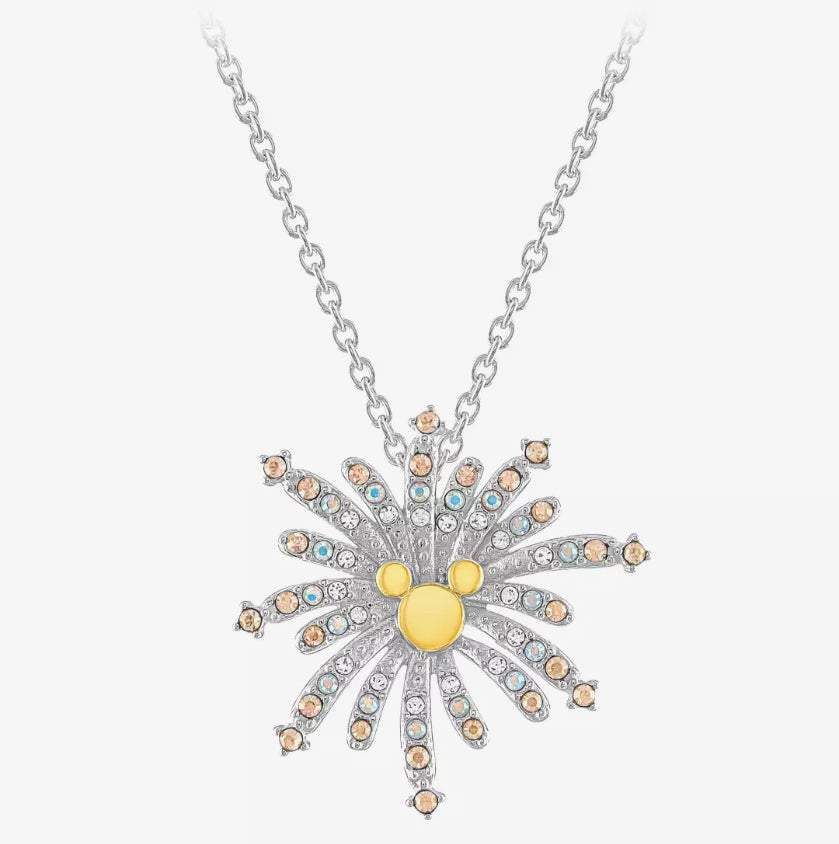 Disney Mickey Icon Fireworks Necklace by Rebecca Hook