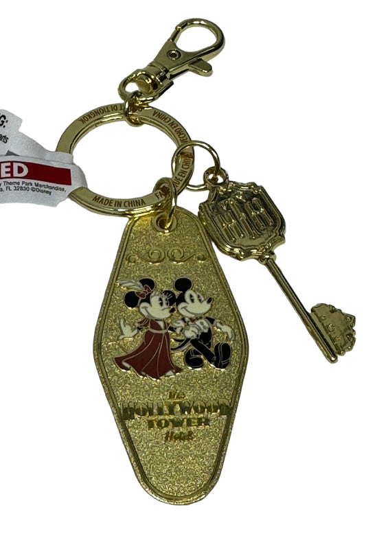 Disney Hollywood Tower Hotel Keychain Clip