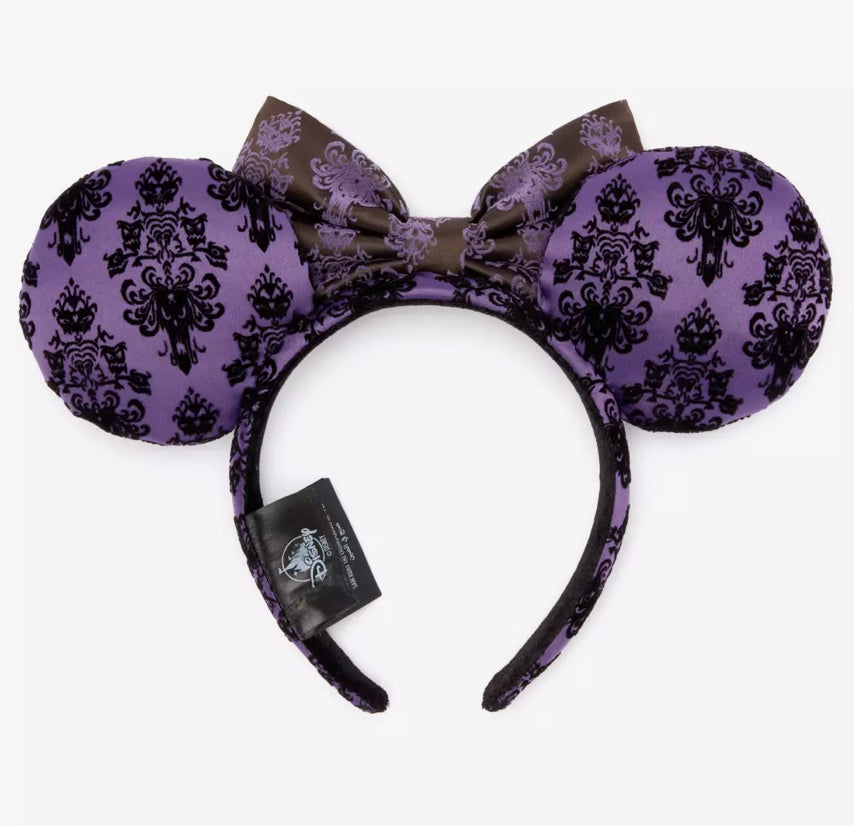Disney Haunted Mansion Purple Wallpaper Ears Headband